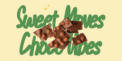 Choco Bounces Font Poster 4