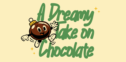 Choco Bounces Font Poster 2