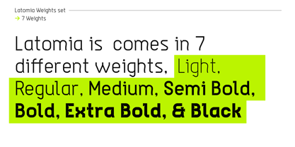 Latomia Font Poster 2