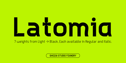 Latomia Font Poster 1