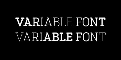 Finalist Round Slab Variable Font Poster 2