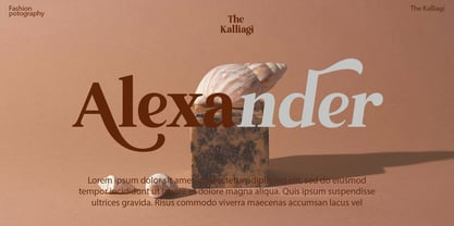 The Kalliagi Font Poster 7
