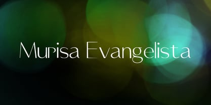 Murisa Evangelista Font Poster 1
