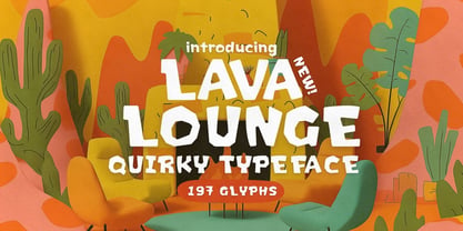 Lava Lounge Font Poster 1