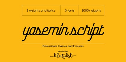 Yasemin Font Poster 1
