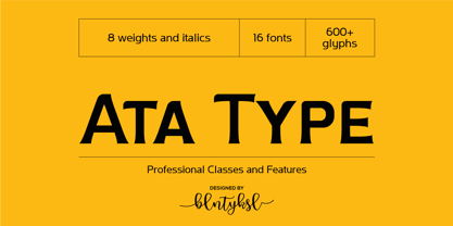 Ata Font Poster 1