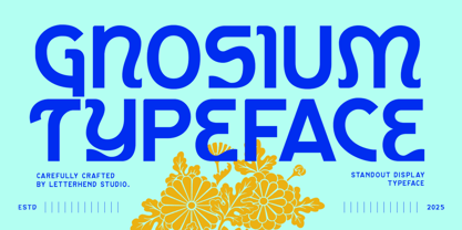 Gnosium Font Poster 1