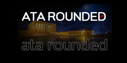 Ata Rounded Font Poster 2