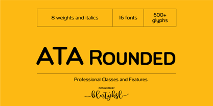 Ata Rounded Font Poster 1