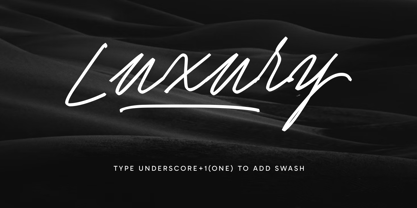 Calish Script Font Poster 8
