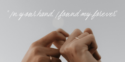 Calish Script Font Poster 3