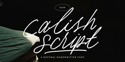 Calish Script Font Poster 1