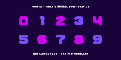 Monta Font Poster 11