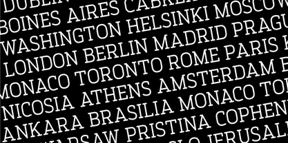 Finalist Round Slab Font Poster 12