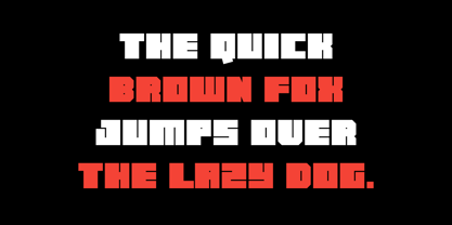 Blockage Font Poster 12