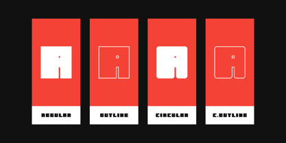 Blockage Font Poster 2