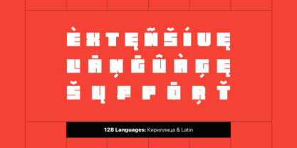 Blockage Font Poster 3