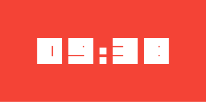 Blockage Font Poster 9