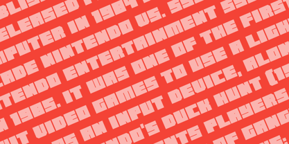 Blockage Font Poster 5
