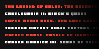 Blockage Font Poster 13