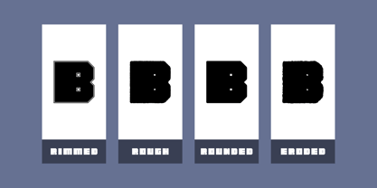 Blockage Font Poster 4