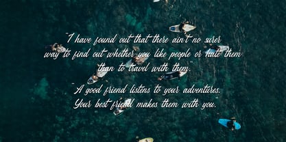 Stefina Signature Font Poster 7