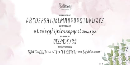 Bethany Handwritten Font Poster 7