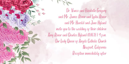 Bethany Handwritten Font Poster 6