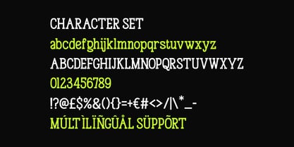 Montavox Font Poster 5