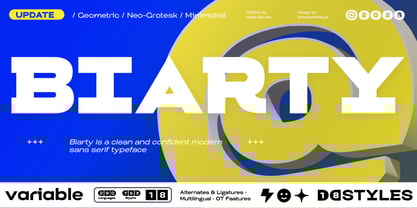 Biarty Font Poster 1