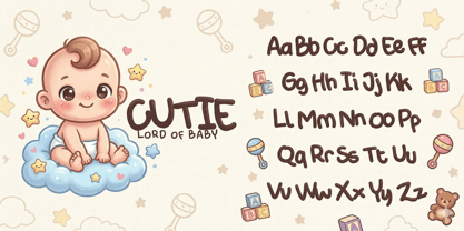 Marker O Type Font Poster 4