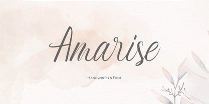 Amarise Font Poster 1