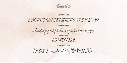 Amarise Font Poster 7