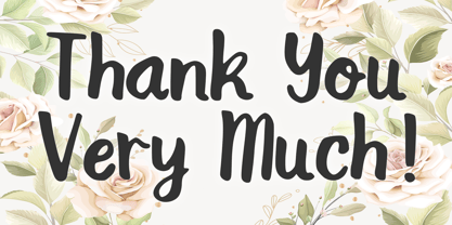 Happy Wedding Font Poster 5