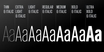 Giraffi Condensed Font Poster 2