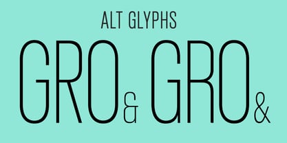 Giraffi Condensed Font Poster 7