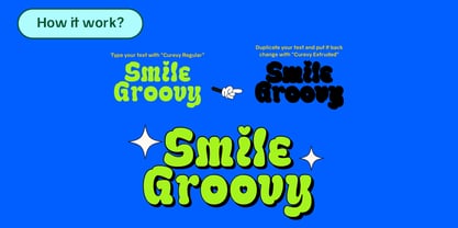 Curevy Font Poster 4