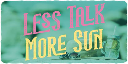 Sunny Climate Font Poster 5
