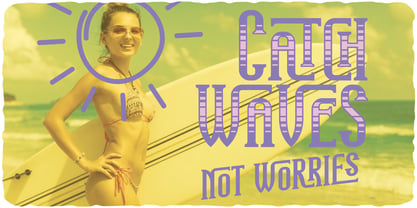 Sunny Climate Font Poster 2