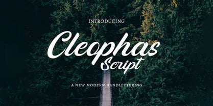 Cleophas Script Font Poster 1