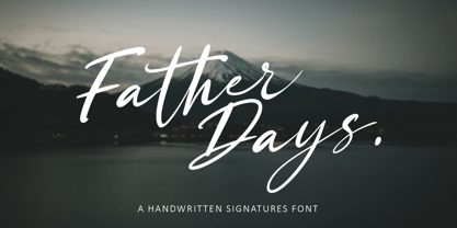 Father Days Font Poster 1