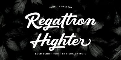 Regaltion Highter Font Poster 1