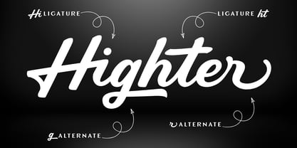 Regaltion Highter Font Poster 4