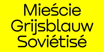 Nekst Rounded Font Poster 5