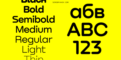 Nekst Rounded Font Poster 2