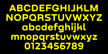 Nekst Rounded Font Poster 4