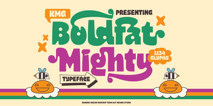 Boldfat Mighty Font Poster 1