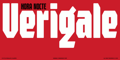 HN Verigale Font Poster 1