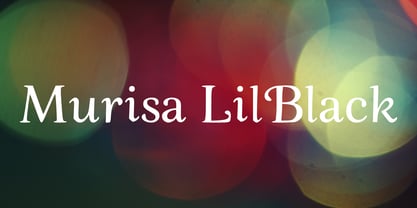 Murisa Lilblack Font Poster 1