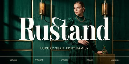 Rustand Font Poster 1